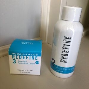 Rodan + Fields Redefine Toner and Overnight Cream